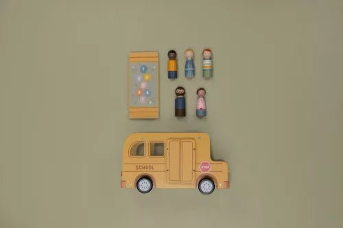 Little Dutch® Iskolabusz figurákkal - Little Dutch - Gyerekjátékok - OduStore