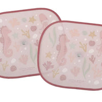 Little Dutch® Napellenző autóba - Ocean Dreams pink (2 db) - Little Dutch - Nyári kellékek - OduStore