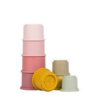 Little Dutch® Poharas toronyépítő - Pink - Little Dutch - Készségfejlesztők - OduStore