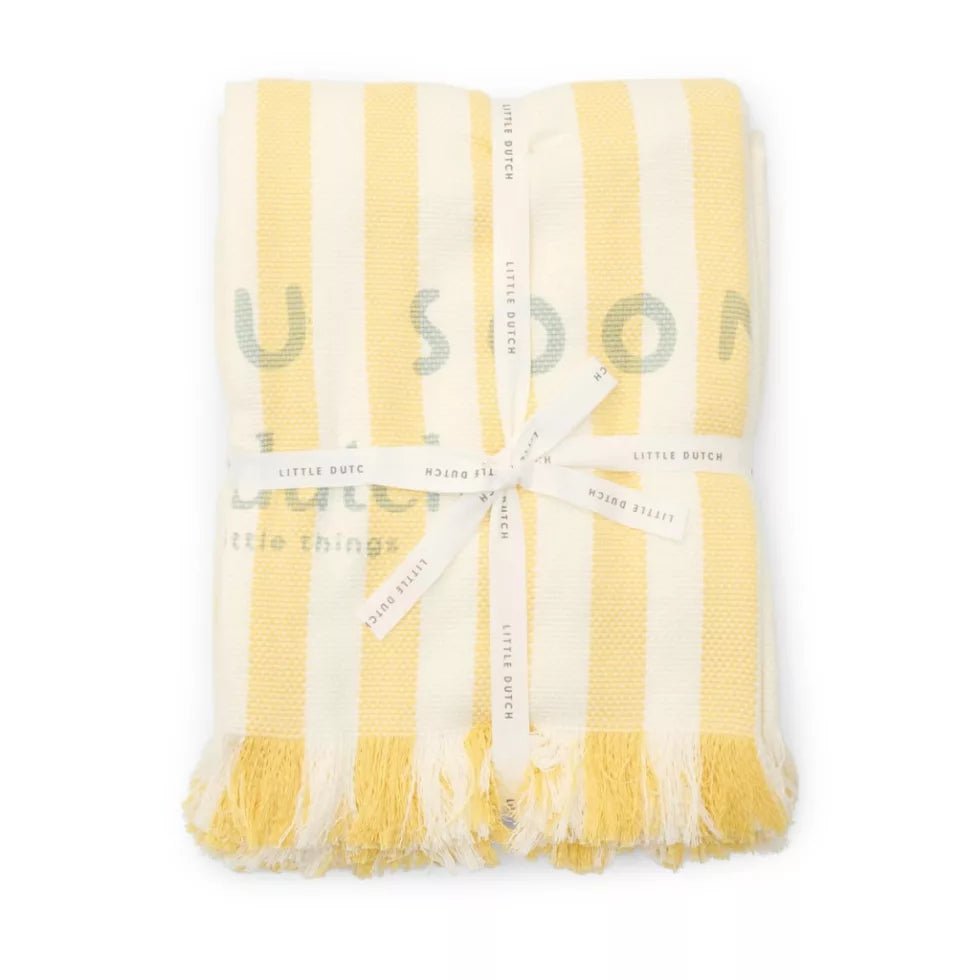 Little Dutch® Strandtörölköző - Beach Sunny Yellow - Little Dutch - Törölköző - OduStore