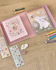 Little Dutch Színező könyv kiegészítőkkel - Rosa Fairy Garden - OduStore - Kreatív