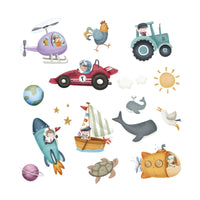 Little Dutch® Tetováló matricák - Jim és barátai - Little Dutch - Tetoválás - OduStore