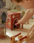 Little Dutch® Toronyépítő 6 db autóval - Little Dutch - Gyerekjátékok