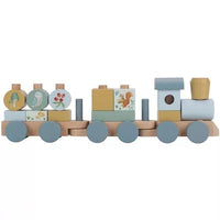 Little Dutch® Vonat építőelemekkel - Forest Friends - Little Dutch - Készségfejlesztők - OduStore