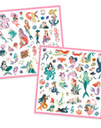 Djeco Matricák - Csillogó sellők - Sparkly mermaids