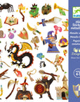 Djeco - Matricák - Középkori fantáziavilág - Medieval fantasy