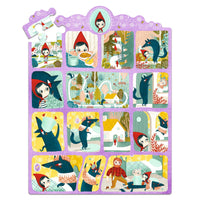 Djeco Mese puzzle - Piroska és a farkas, 35 db-os - Little Red Riding Hood