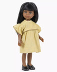 Minikane Amigas játékbaba cipő - Black Ballerina