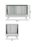 Nobodinoz® Pure oak wood evolving crib + junior kit - Nobodinoz - Bútor szett - OduStore