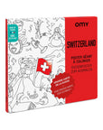 OMY® Színező poszter - Switzerland - OMY - Kreatív - OduStore