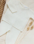 Tartine et Chocolat Long Sleeve Set - Nacre