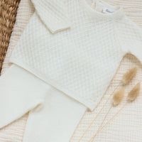 Tartine et Chocolat Hosszú ujjú együttes - Nacre