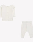 Tartine et Chocolat Long Sleeve Set - Nacre/Ecru Embroideries