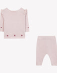 Tartine et Chocolat Hosszú ujjú együttes - Rose pâle