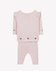 Tartine et Chocolat Hosszú ujjú együttes - Rose pâle