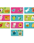 Djeco Párosító puzzle - Ki hol lakik, 20 db-os - Habitat