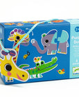 Djeco Matching Puzzle - Trunked (Ornamented) - Articulo Animals