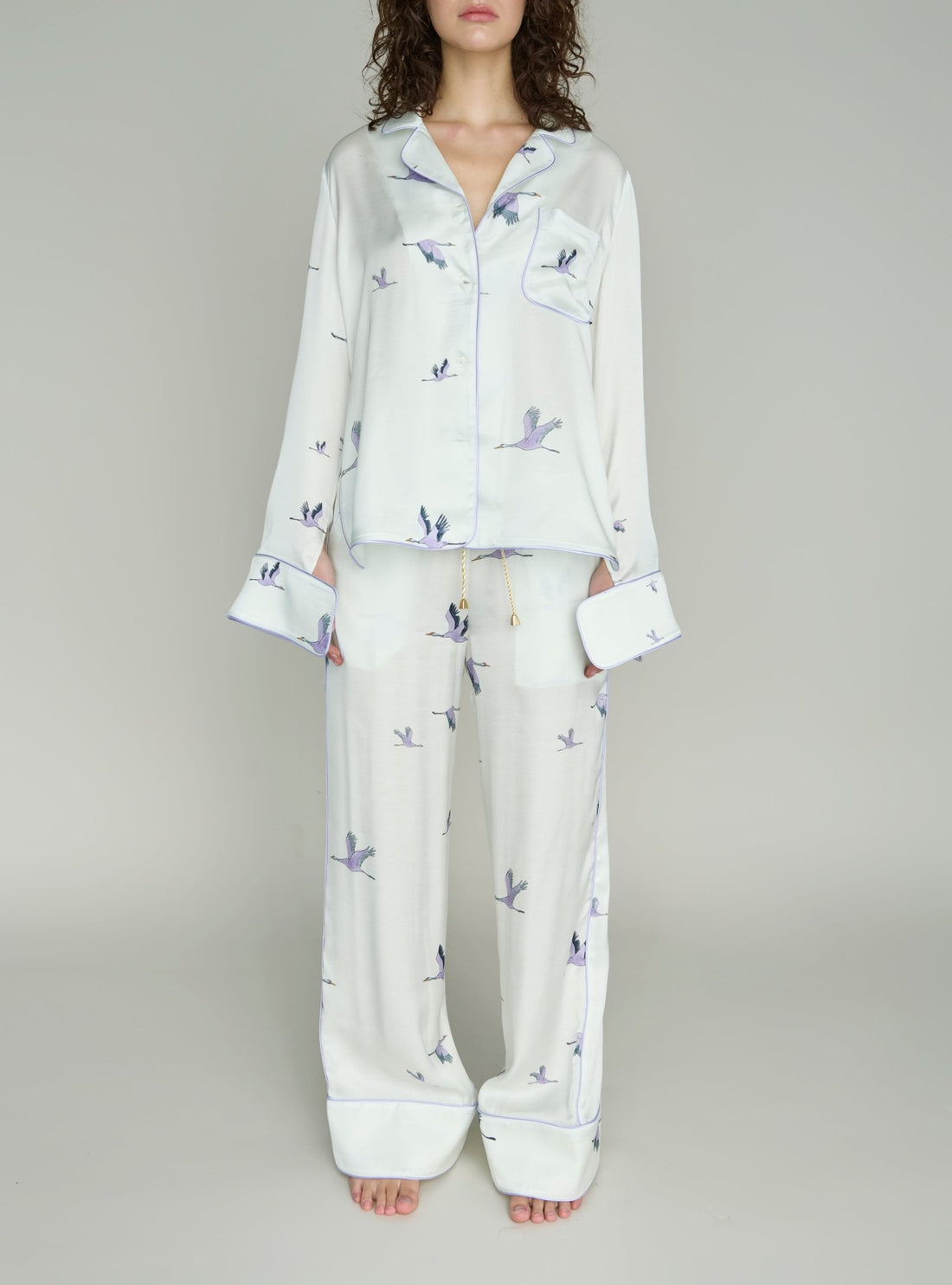 Pelso® KAALI Pizsama - Fehér/Darvak - Pelso - Felnőtt ruházat - OduStore