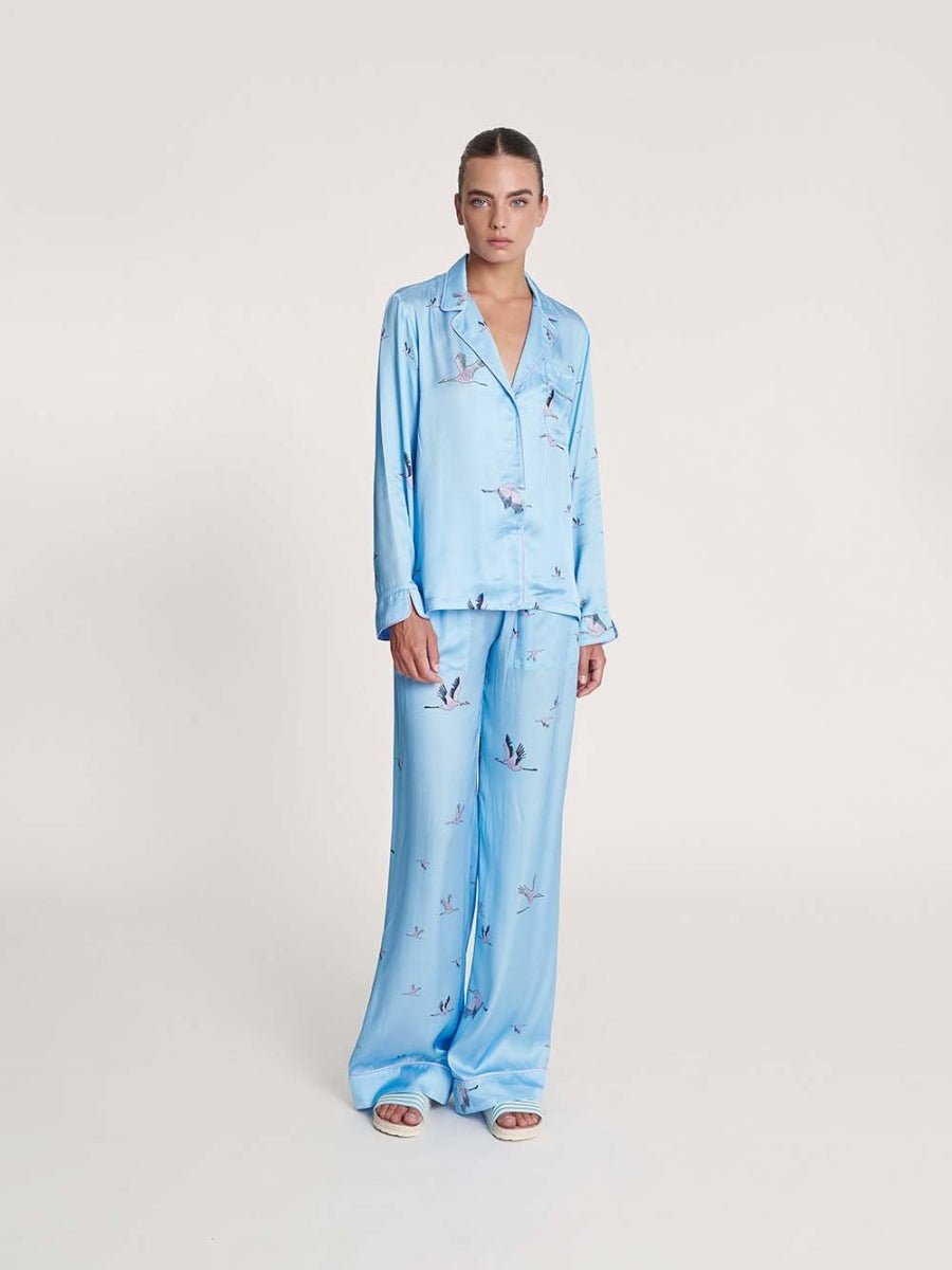 Pelso® KAALI Pizsama - Kék/Darvak - Pelso - Felnőtt ruházat - OduStore