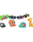 Vilac Colorful Wooden Animal Train - Andy Westface