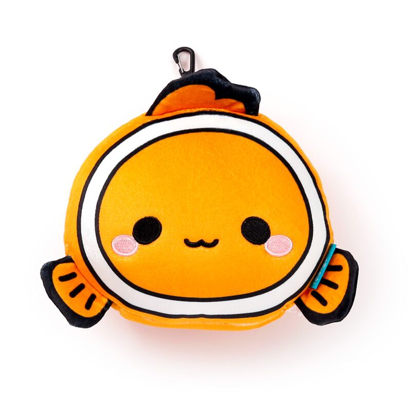 Puckator® Utazópárna Szemmaszkkal, Plüss RELAXEAZZZ - Finley, a Bohóchal - Édes Állatok - Puckator - Utazó játékok - OduStore