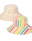Rockahula Kids Kifordítható napkalap - Rainbow Stripe - Rockahula - Kalap