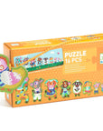Djeco Series puzzle - Big and Small on the Farm, 16-piece