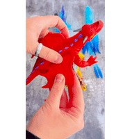 Rex London Squishy - Red dragon