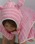 SunnyLife® Fürdőponcsó - Cotton Candy Pink Stripe - SunnyLife - Nyári kellékek - OduStore