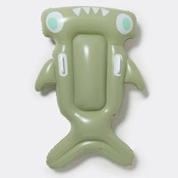 Sunnylife® Gyerek Felfújható Matrac - Salty the Shark Khaki - SunnyLife - Nyári kellékek - OduStore