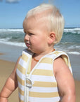 SunnyLife® Úszómellény - Sid the Seagull Mustard Stripe - SunnyLife - Nyári kellékek - OduStore