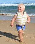 SunnyLife® Úszómellény - Sid the Seagull Mustard Stripe - SunnyLife - Nyári kellékek - OduStore