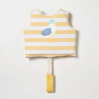 SunnyLife® Úszómellény - Sid the Seagull Mustard Stripe - SunnyLife - Nyári kellékek - OduStore