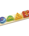 Djeco Shape Sorter, shape-insert toy - Various basics - 1234 Basic