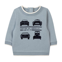 Tartine et Chocolat® Bleu nuage illustration voitures Pulóver - Tartine et Chocolat - Felsők és pulóverek - OduStore