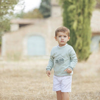 Tartine et Chocolat® Fehér short nadrág - Blanc - Tartine et Chocolat - Nadrágok és Rövidnadrágok - OduStore