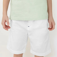 Tartine et Chocolat® Fehér short nadrág - Blanc - Tartine et Chocolat - Nadrágok és Rövidnadrágok - OduStore