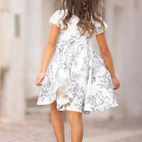 Tartine et Chocolat® Fekete virágos ruha - Tartine et Chocolat - Ruhák és szoknyák - OduStore