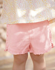 Tartine et Chocolat® Fodros lenge vászon rövidnadrág - Litchi - Tartine et Chocolat - Nadrágok és Rövidnadrágok - OduStore
