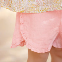 Tartine et Chocolat® Fodros lenge vászon rövidnadrág - Litchi - Tartine et Chocolat - Nadrágok és Rövidnadrágok - OduStore