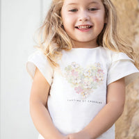 Tartine et Chocolat® Fodros rövid ujjú póló - Nacre - Tartine et Chocolat - Pólók, ingek - OduStore