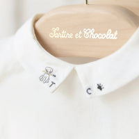 Tartine et Chocolat® Galléros kutya mintás body - Nacre - Tartine et Chocolat - Body - OduStore