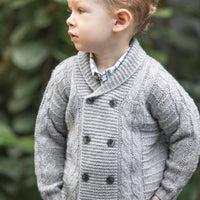 Tartine et Chocolat® Gilet Gris col châle laine Kardigán - Tartine et Chocolat - Felsők és pulóverek - OduStore