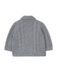 Tartine et Chocolat® Gilet Gris col châle laine Kardigán - Tartine et Chocolat - Felsők és pulóverek - OduStore