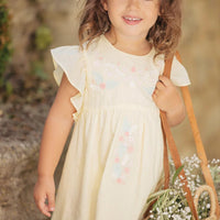 Tartine et Chocolat® Hímzett fodros ujjú ruha - Mimosa - Tartine et Chocolat - Ruhák és szoknyák - OduStore