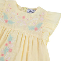 Tartine et Chocolat® Hímzett fodros ujjú ruha - Mimosa - Tartine et Chocolat - Ruhák és szoknyák - OduStore