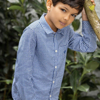 Tartine et Chocolat® Kockás ing - Carreaux bleu - Tartine et Chocolat - Pólók, ingek - OduStore