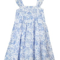 Tartine et Chocolat® Liberty nyári pántos ruha - Bleuet - Tartine et Chocolat - Ruhák és szoknyák - OduStore