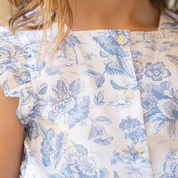 Tartine et Chocolat® Liberty nyári Rugdalózó - Bleuet - Tartine et Chocolat - Ruhák és szoknyák - OduStore