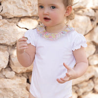 Tartine et Chocolat® Liberty rövd ujjú body - Mimosa - Tartine et Chocolat - Body - OduStore